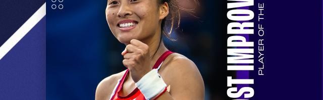 kaiyun-从“最佳新人”到“最快进步” 2024郑钦文更值得期待